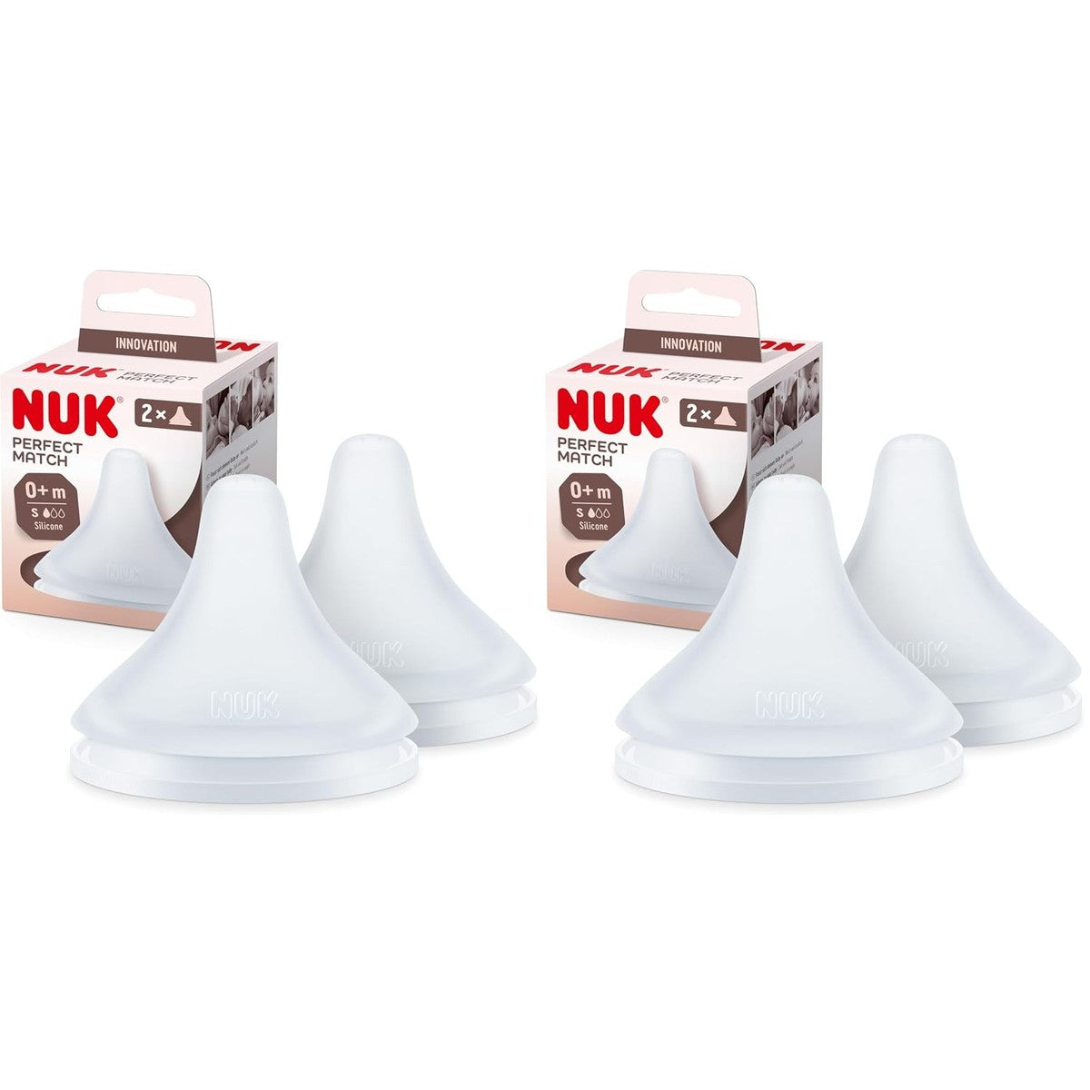 NUK Perfect Match S-zuiger klein 2 stuks – NUK