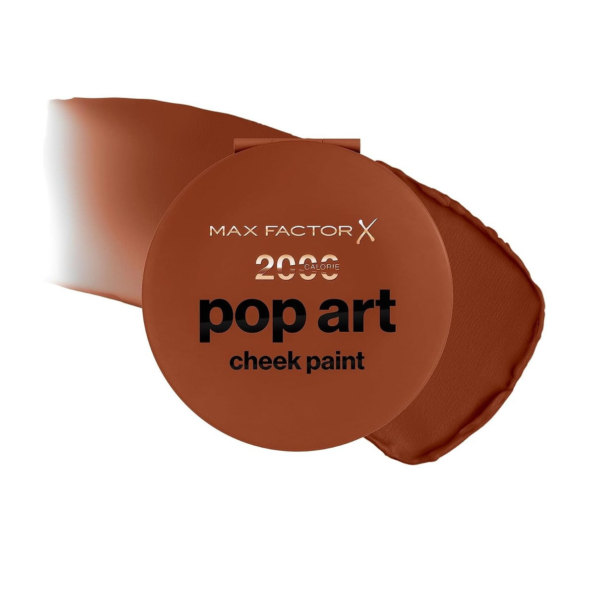 Max Factor 2000 Calorie Pop Art Cheek Paint Blush | Leicht aufzutragender Puder-Creme, elastische Formel, hochwirksame Farbe, mattes und schattiertes Finish, modulierbar – Max Factor
