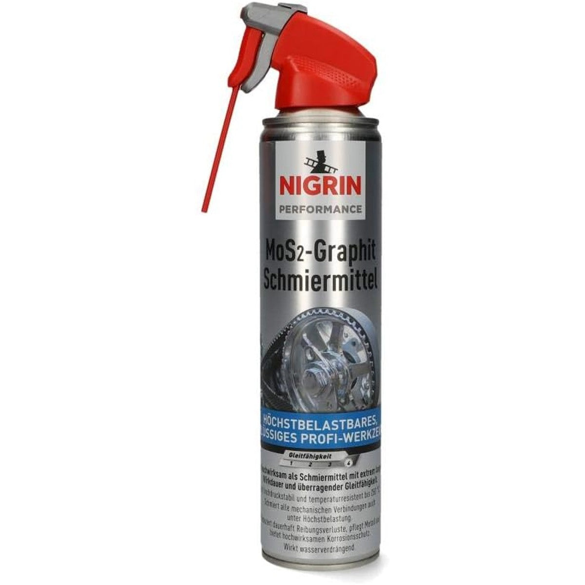 NIGRIN MoS2-HyBrid smeermiddel met grafiet 400 ml – NIGRIN