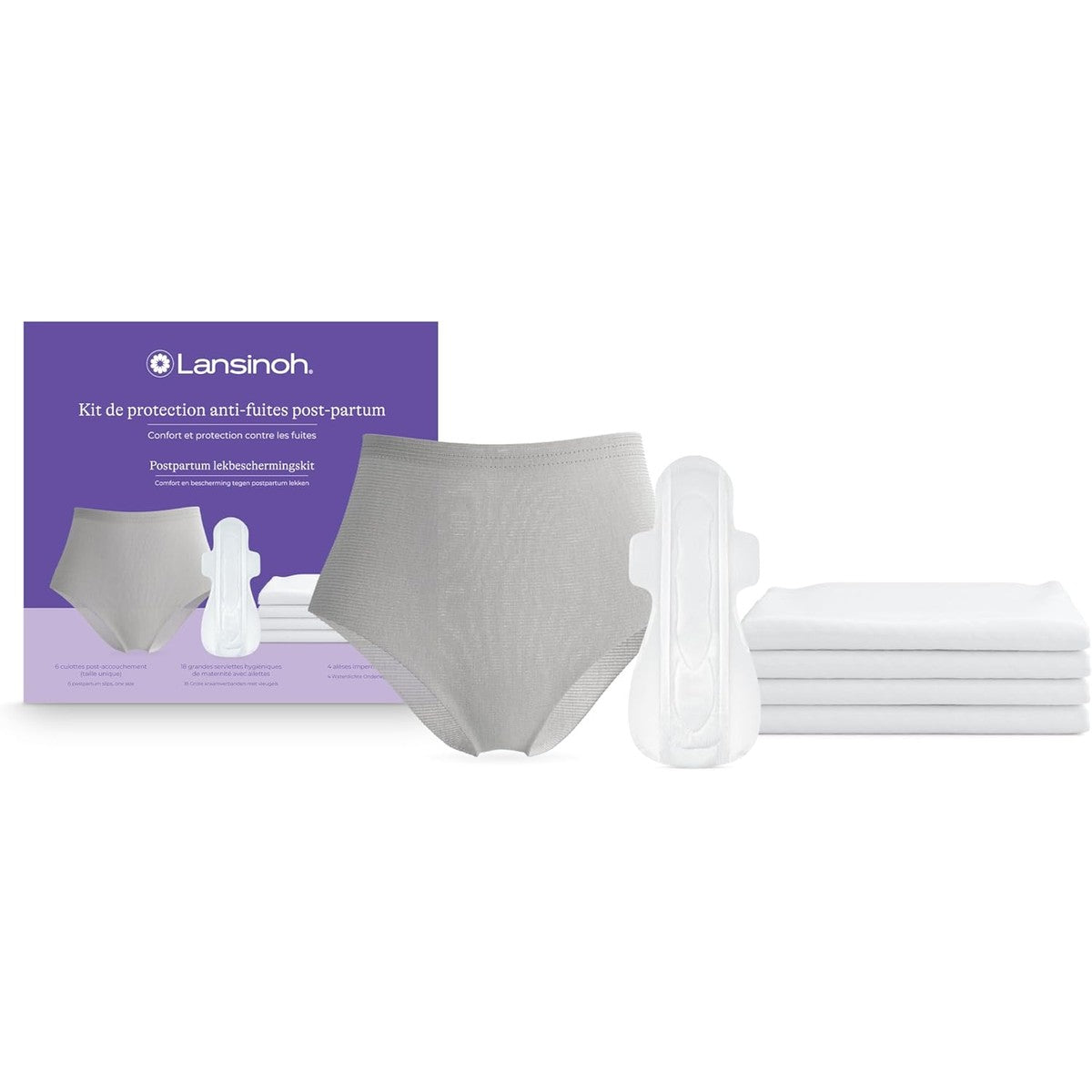 Lansinoh Kit de protection anti-fuites postpartum Essentiels maternité – Lansinoh