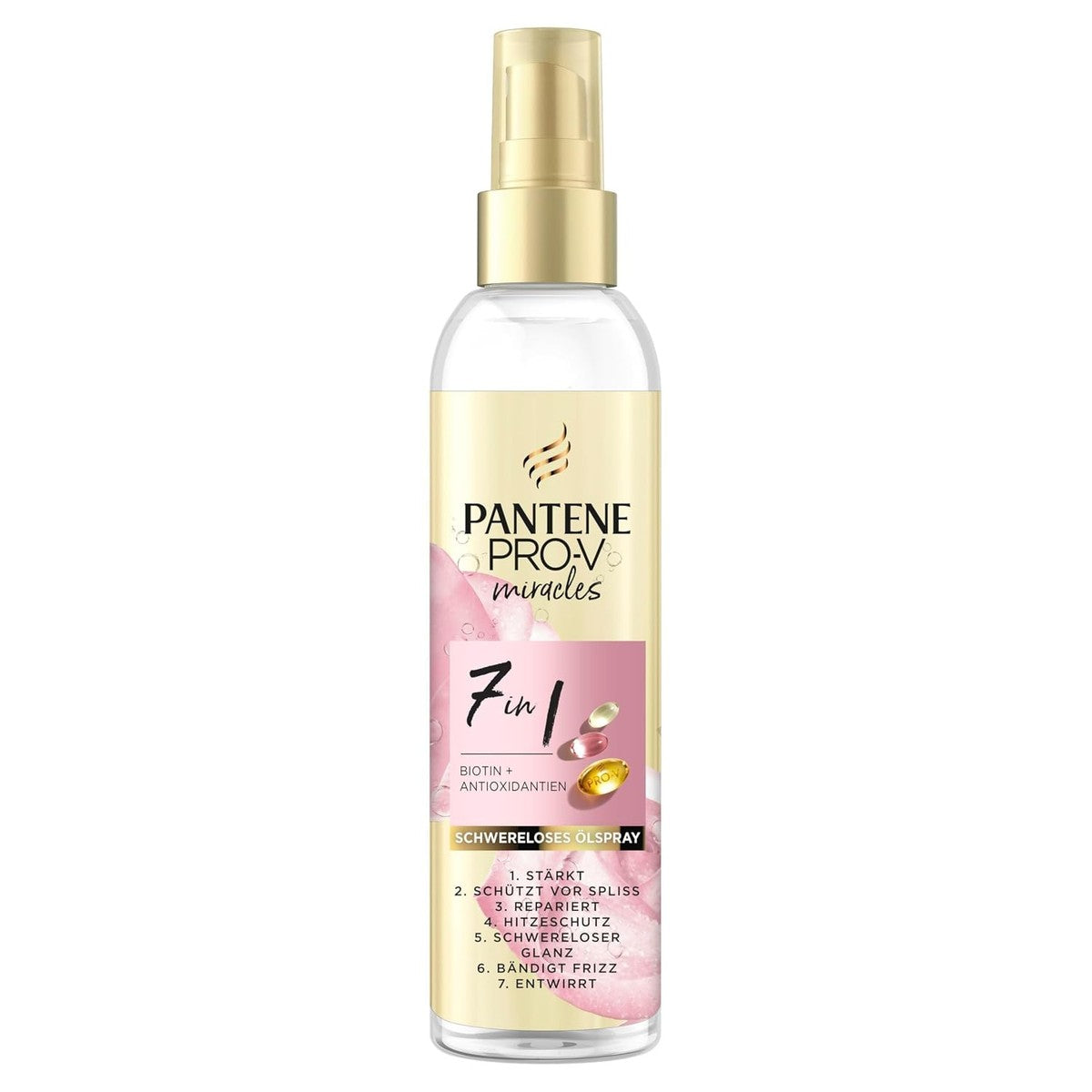 Pantene Pro-V 7-in-1 zwaarloze oliespray met biotine, 145 ml – Pantene