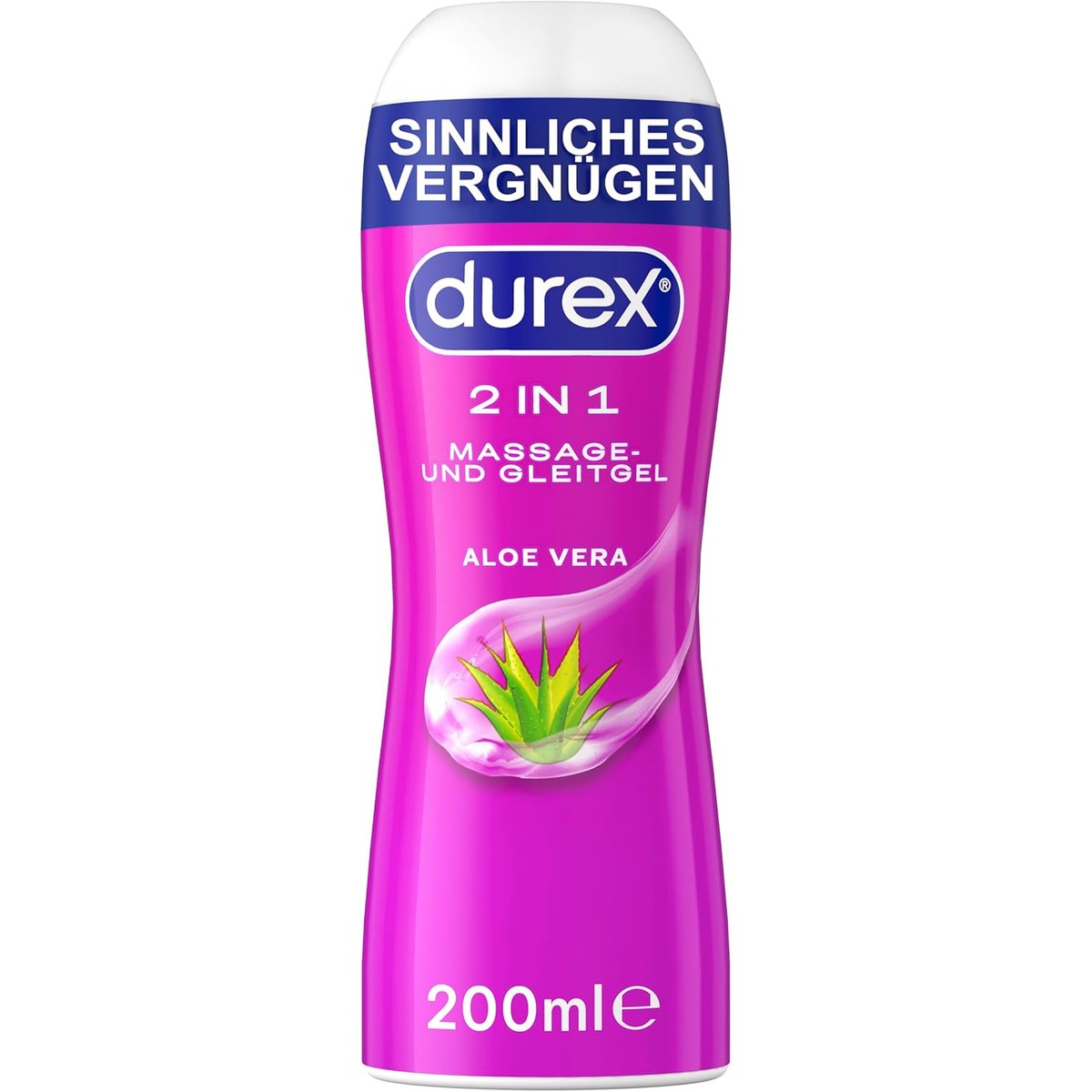 Durex 2-in-1 Massage- en Glijmiddel Aloë Vera 200 ml – Durex