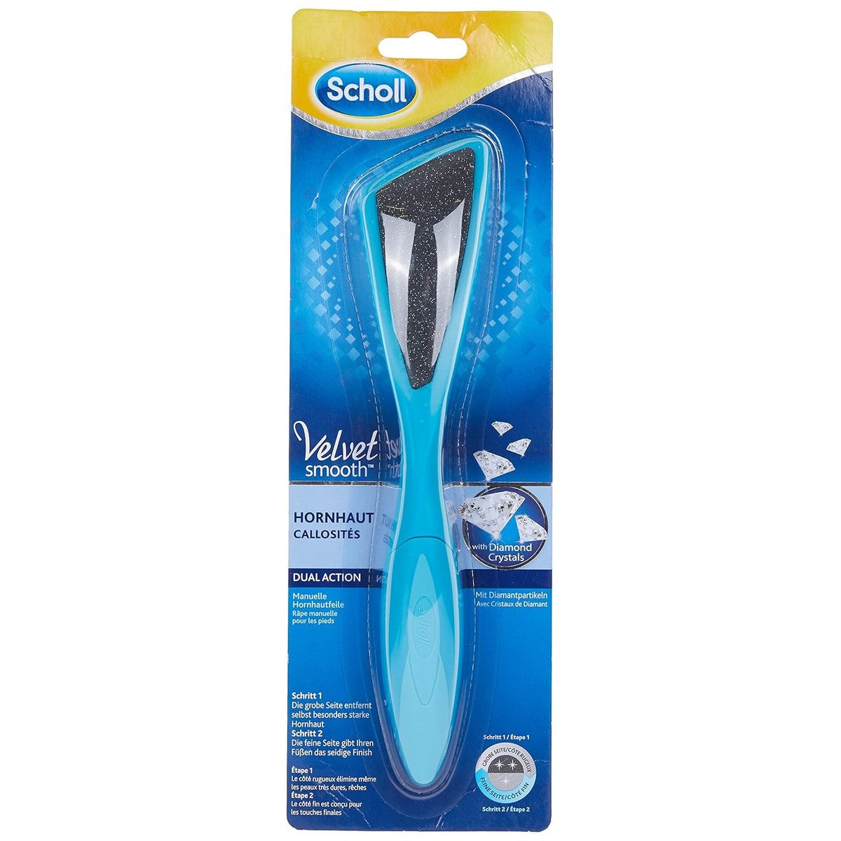 Dr. Scholl's Velvet Smooth Eeltvijl met diamantdeeltjes
