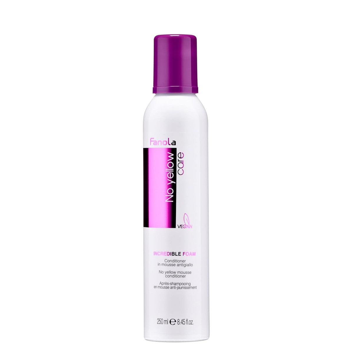 Fanola No Yellow Care Incredible Foam Mousse Conditioner, 250 ml – FANOLA
