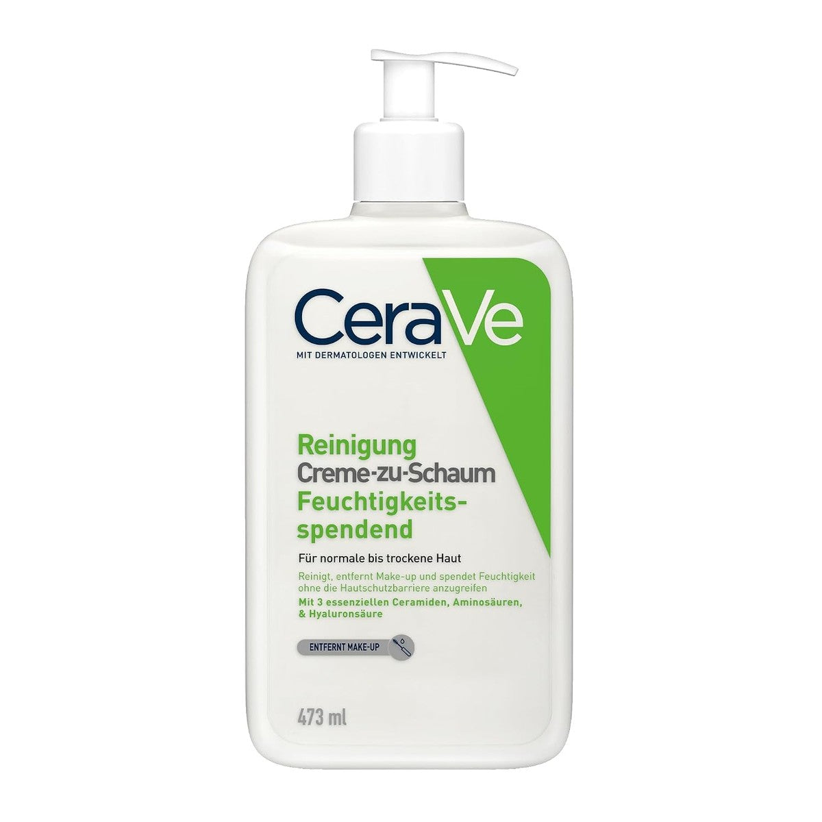 CeraVe Crème-tot-Schuim Reiniging, Vochtinbrengende Reinigingscrème 473 ml