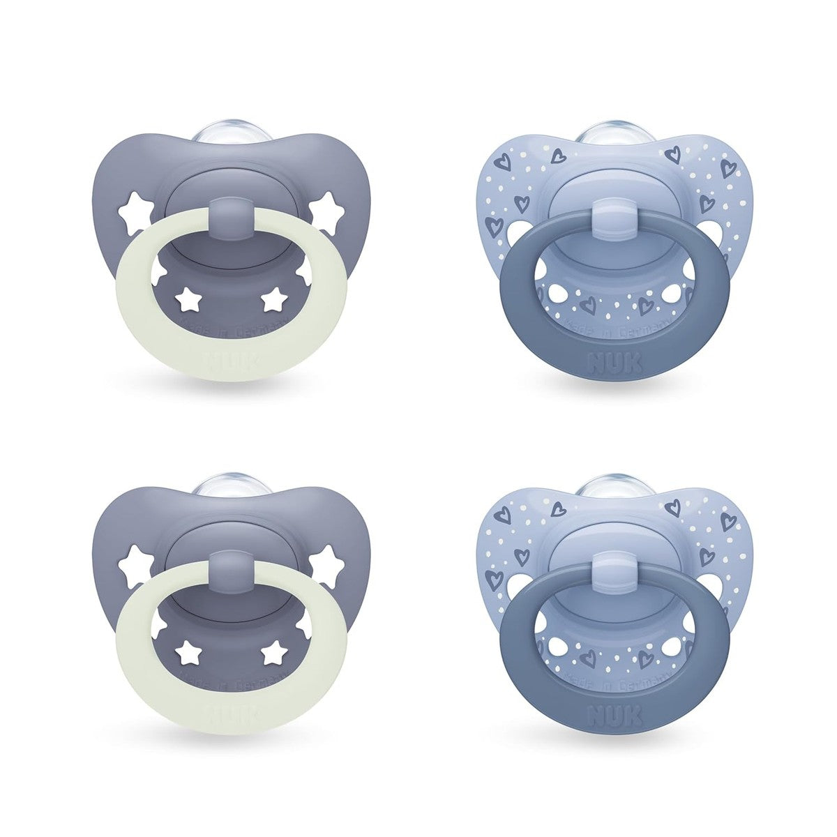 NUK First Choice Classic Day & Night Baby fopspeen 4 stuks – NUK