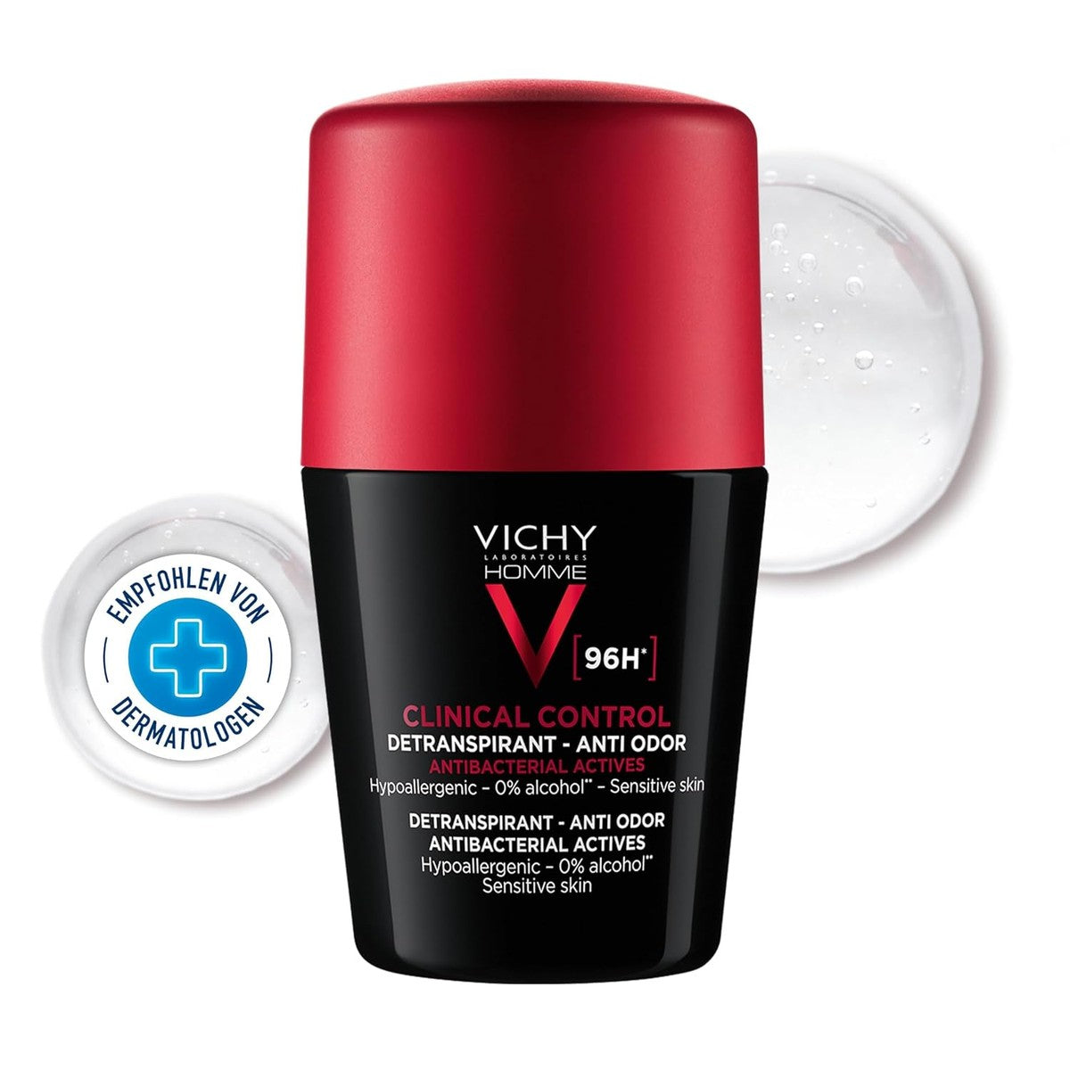 Vichy Homme Clinical Control 96h Deodorant Roll-on 50 ml