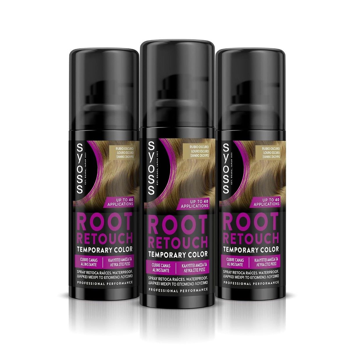 Syoss Root Retouch Herstelspray Donkerblond 1 x 120 ml – Syoss