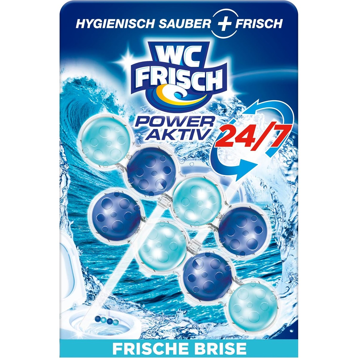 WC-Frisch Kraft Actief geurspoeler frisse bries 2 x 50 g – WC-Frisch