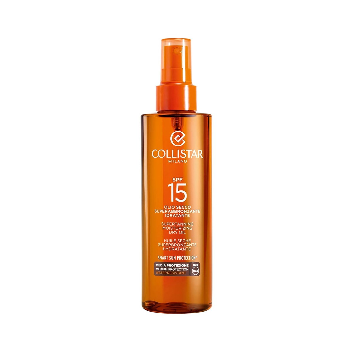 Collistar Vochtinbrengende Superbruinende Droge Olie SPF 15 200 ml