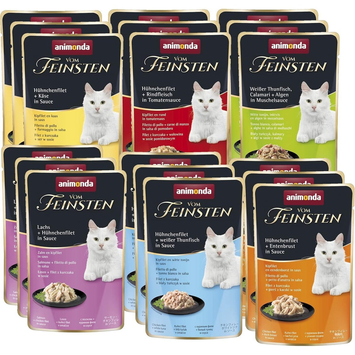 animonda Vom Feinsten natvoer filets in saus 18 x 50 g