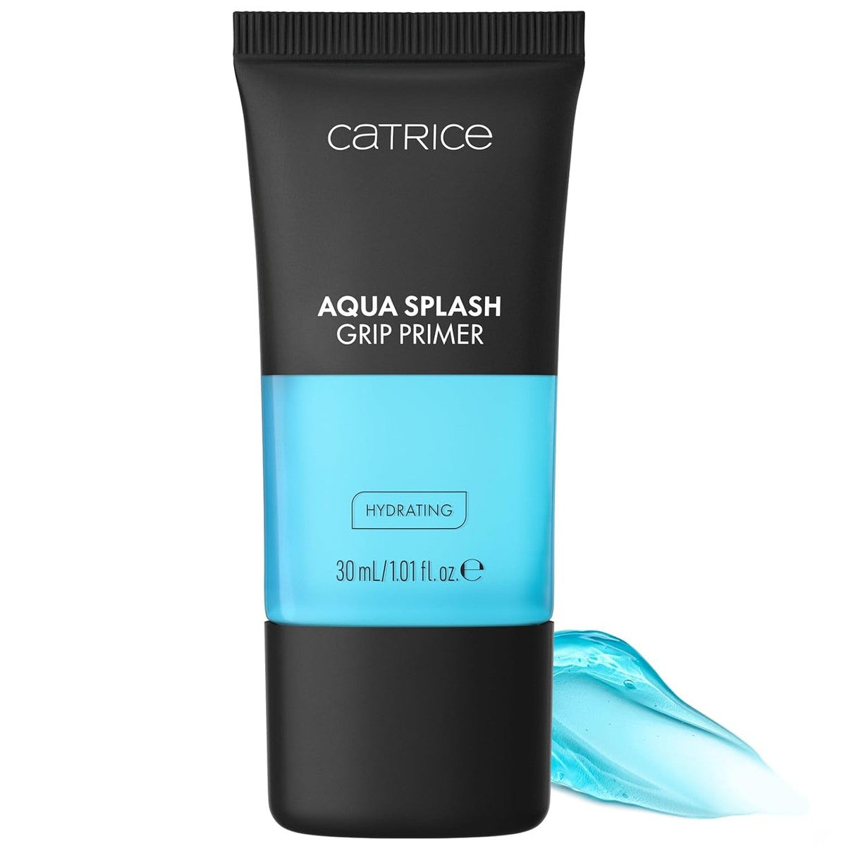 CATRICE Aqua Splash Grip Primer, vocht en sterk grip-effect, met glycerine en hyaluronzuur, extra lange make-upgrip, veganistisch en olievrij, 30 ml | Mit Glycerin & Hyaluronsäure, Extra-langer Make-up-Halt, Vegan, erfrischend, strahlend – Catrice Cosmetics