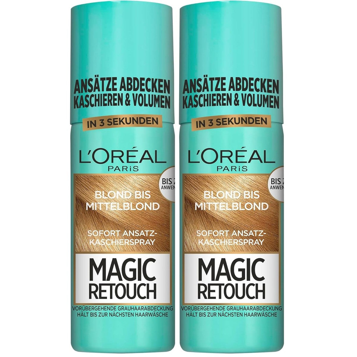 L'Oréal Paris Magic Retouch Blond tot Middelblond 75 ml (2 stuks) – L'Oreal Paris