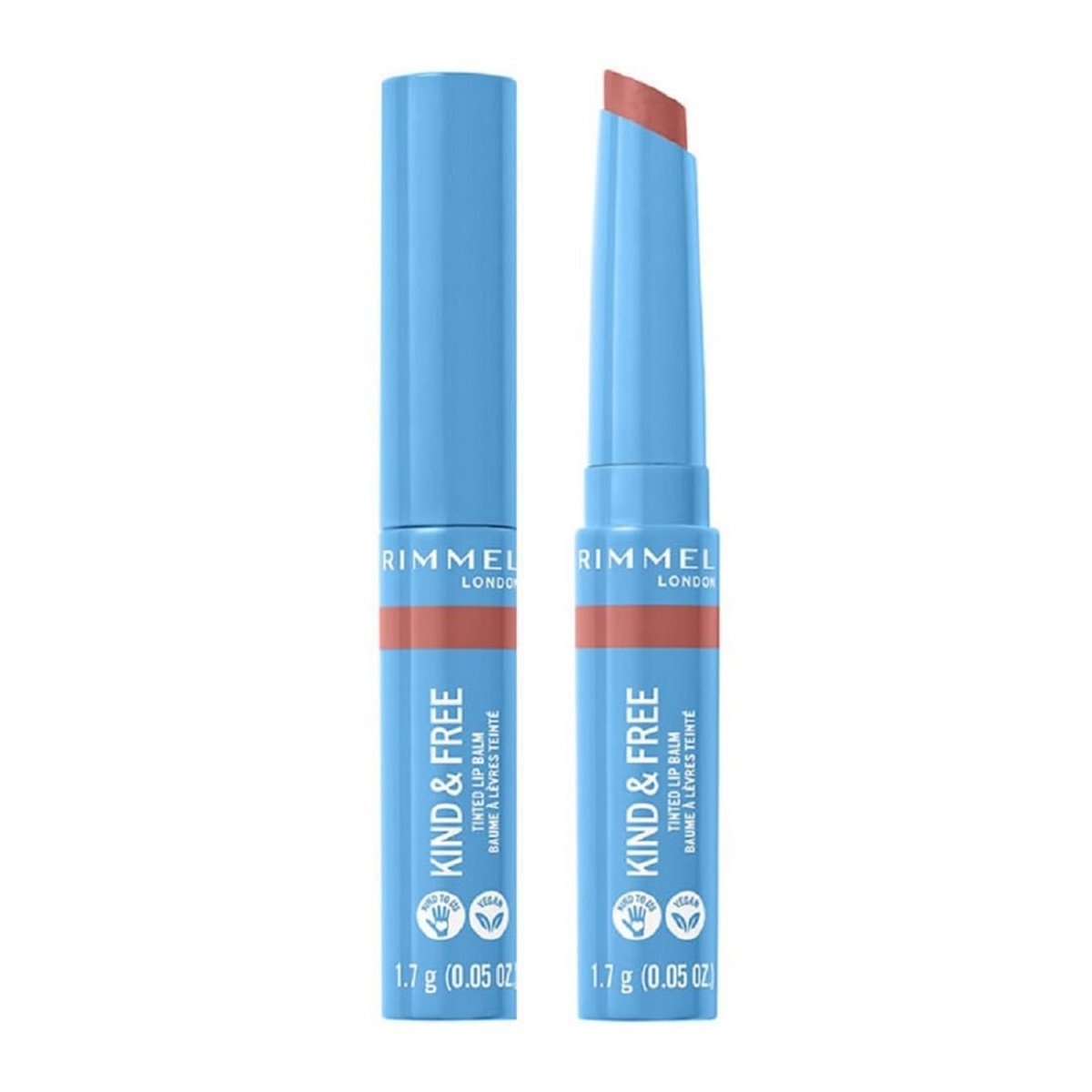 Rimmel Kind & Free Tinted Lippenbalsem, 002 Natural Abrikoos, 1,7 g – Rimmel London