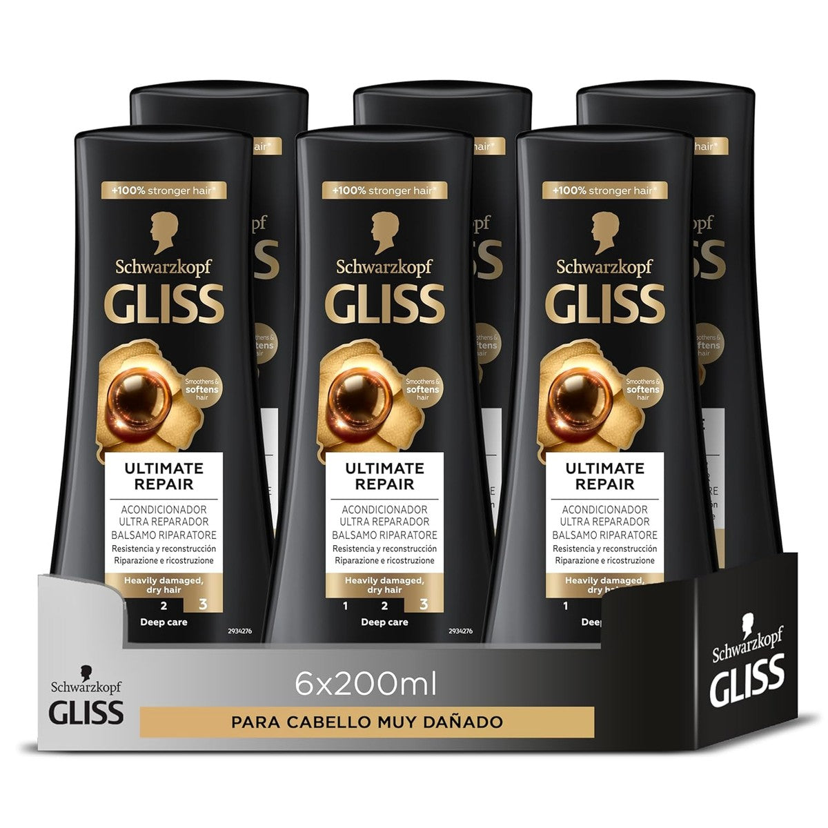 Gliss Ultimate Repair Conditioner 6 x 200 ml (1200 ml) – Gliss