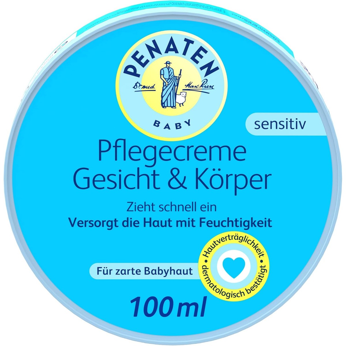 Penaten Verzorgende crème gezicht en lichaam baby, 100 ml – Penaten