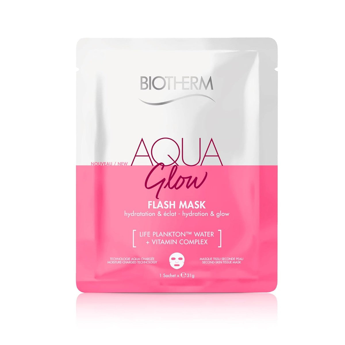Biotherm Aqua Super Mask Glow Doekmasker 31 g