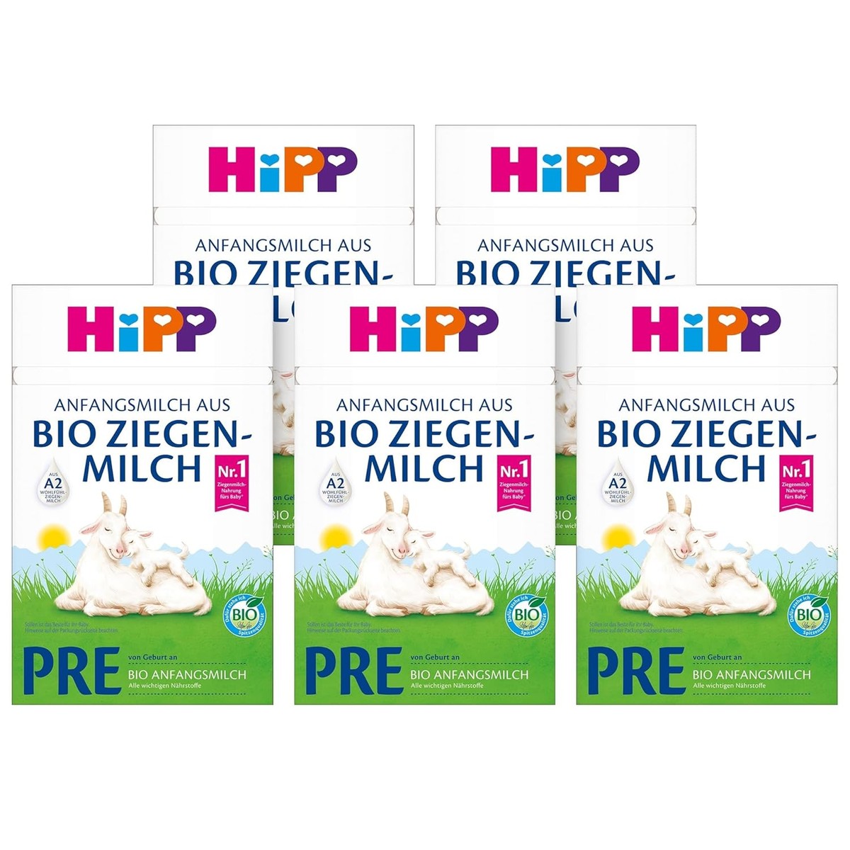 HiPP PRE eerste melk biologische geitenmelk 5 x 400 g – HiPP