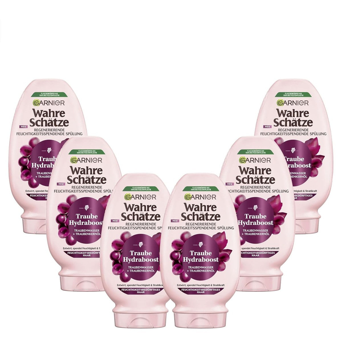 Garnier Wahre Schätze Traube Hydraboost Conditioner 200 ml (6er Pack) – Garnier
