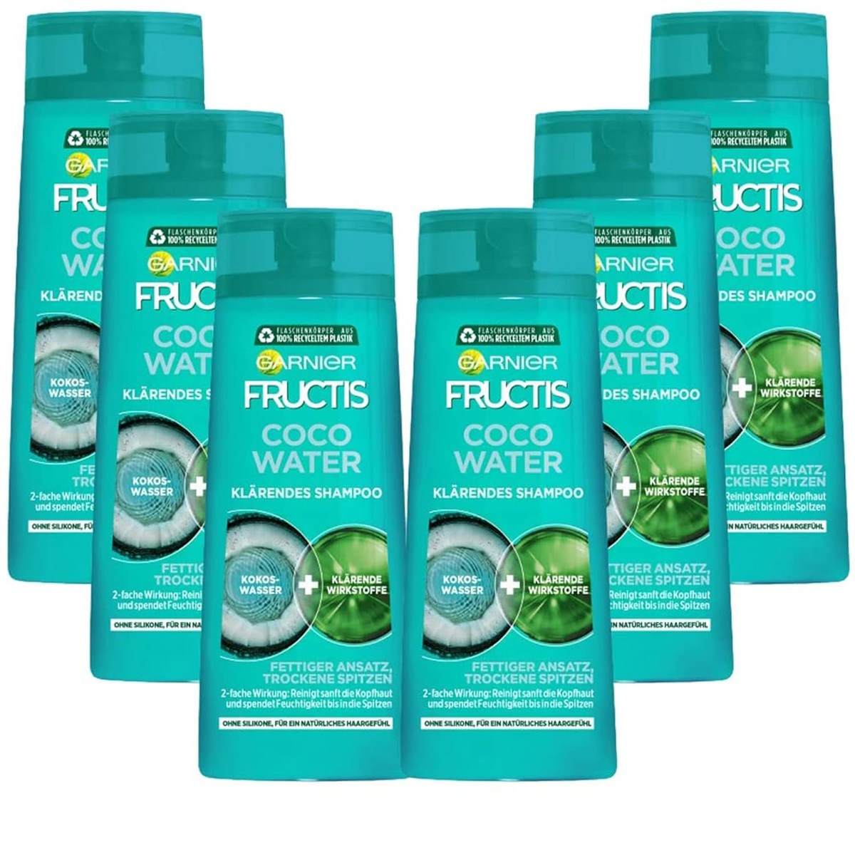 Garnier Fructis Coco Water Shampoo 6 x 250 ml – Garnier