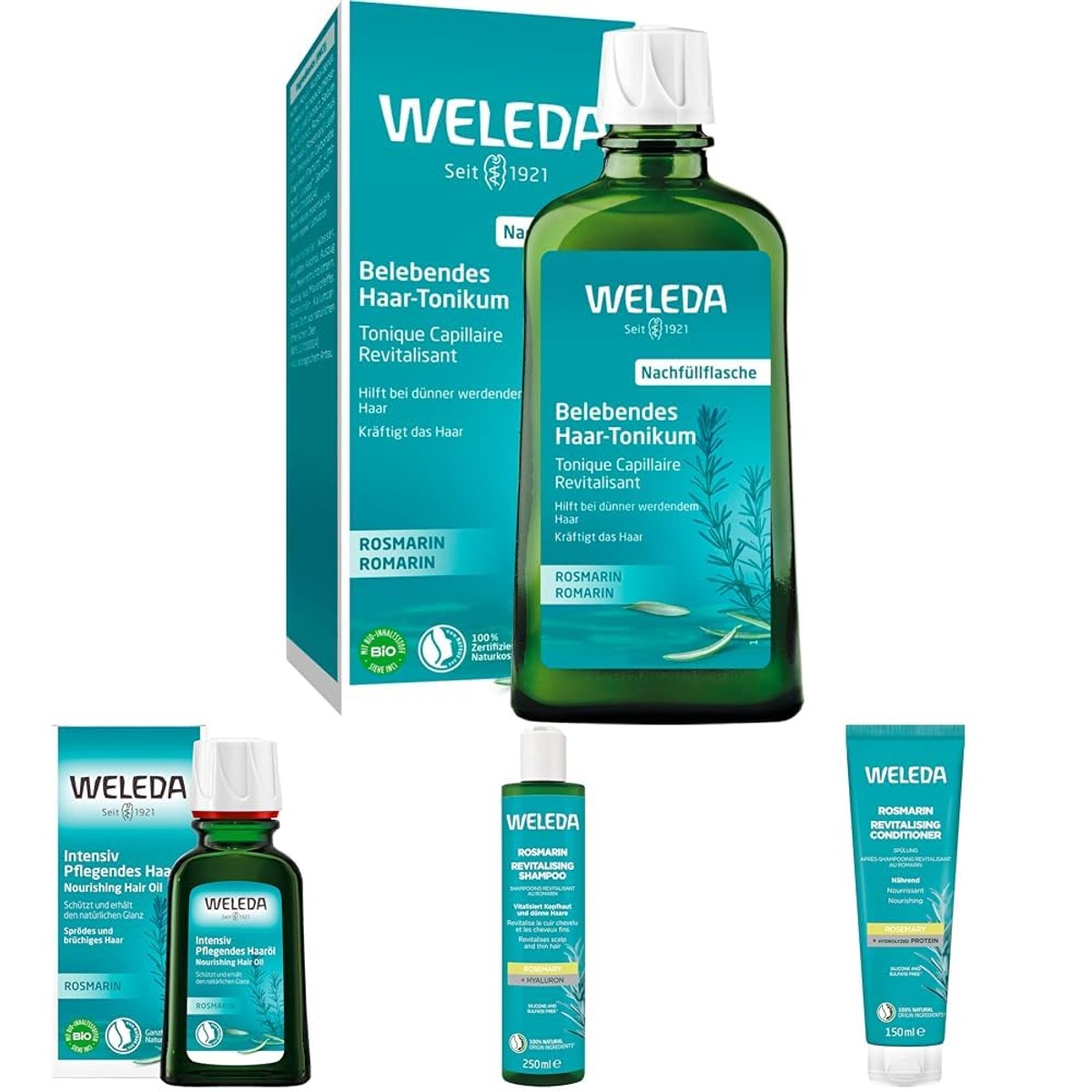 Weleda Biologische Rozemarijn Haarverzorgingsset