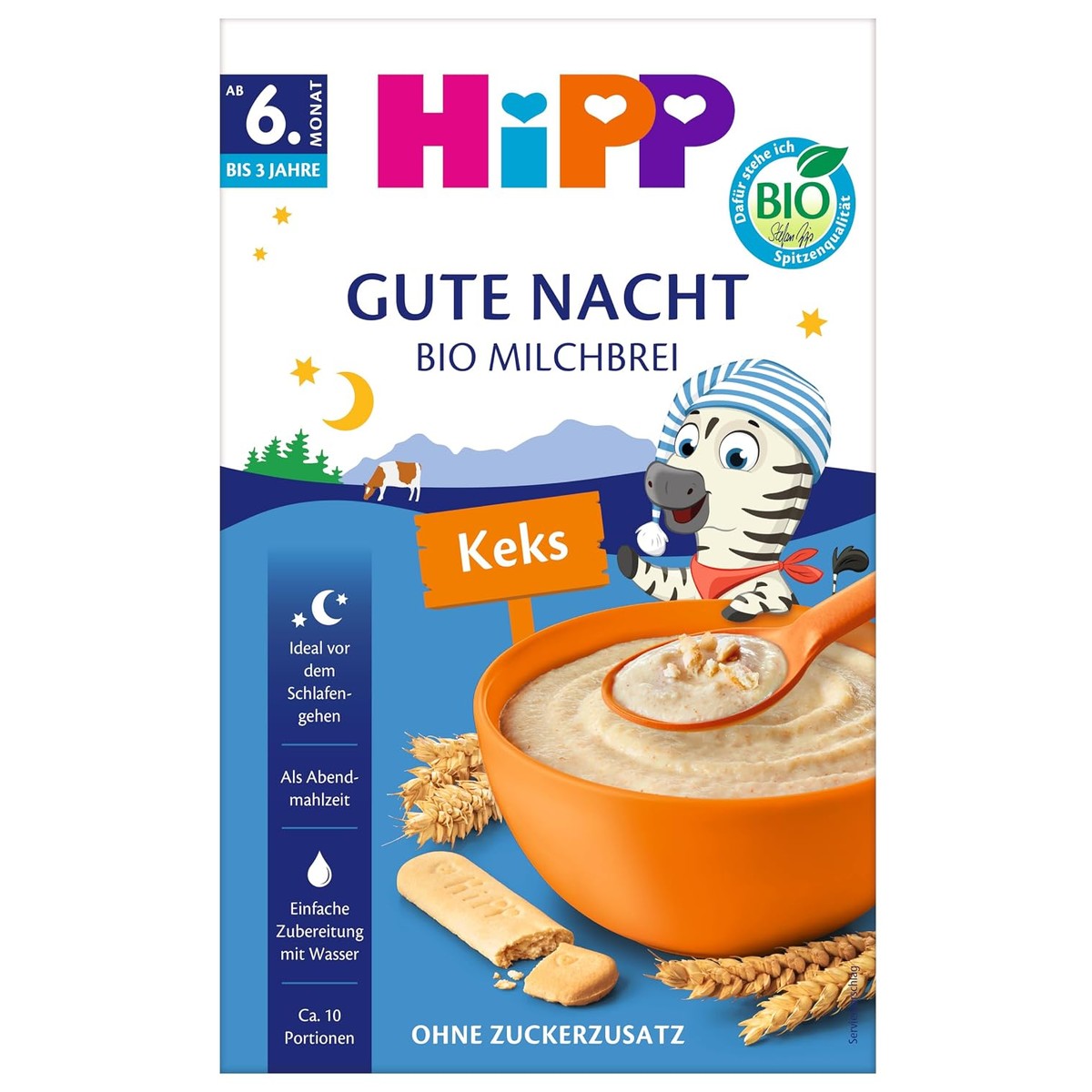 HiPP Biologische melkpap kinderkoekjes 4 x 475 g – HiPP
