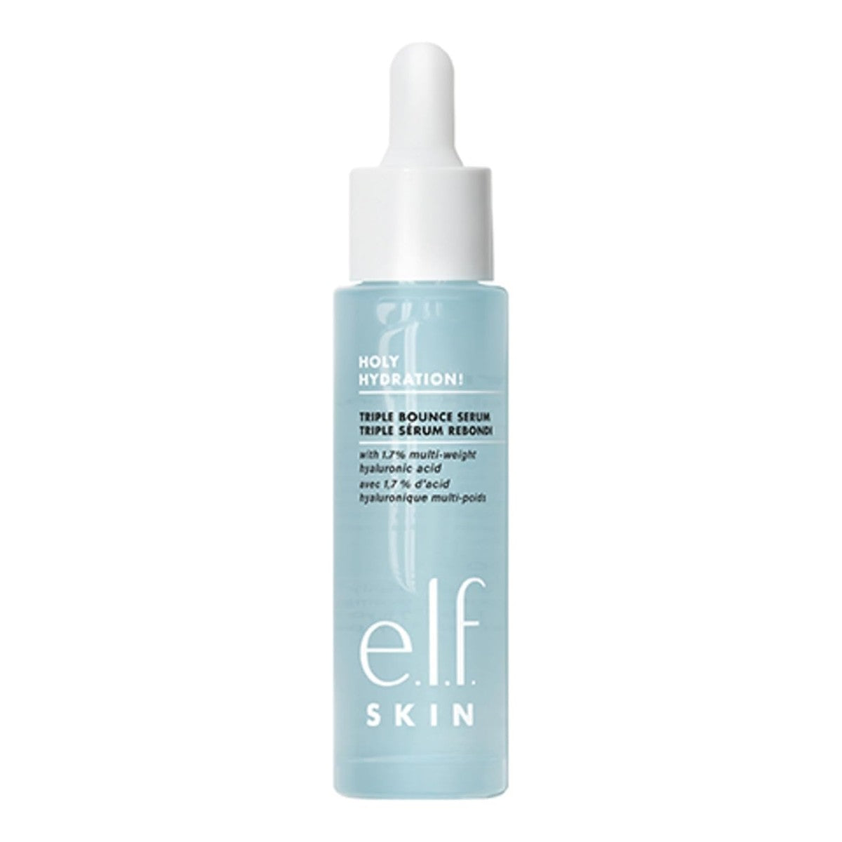 e.l.f. Skin Heilige Hydratation! Triple Bounce Serum, 1,7% hyaluronzuurserum voor een volle, verende huid, geweldig voor hydraterende droge huid, veganistisch en dierproefvrij – e.l.f.