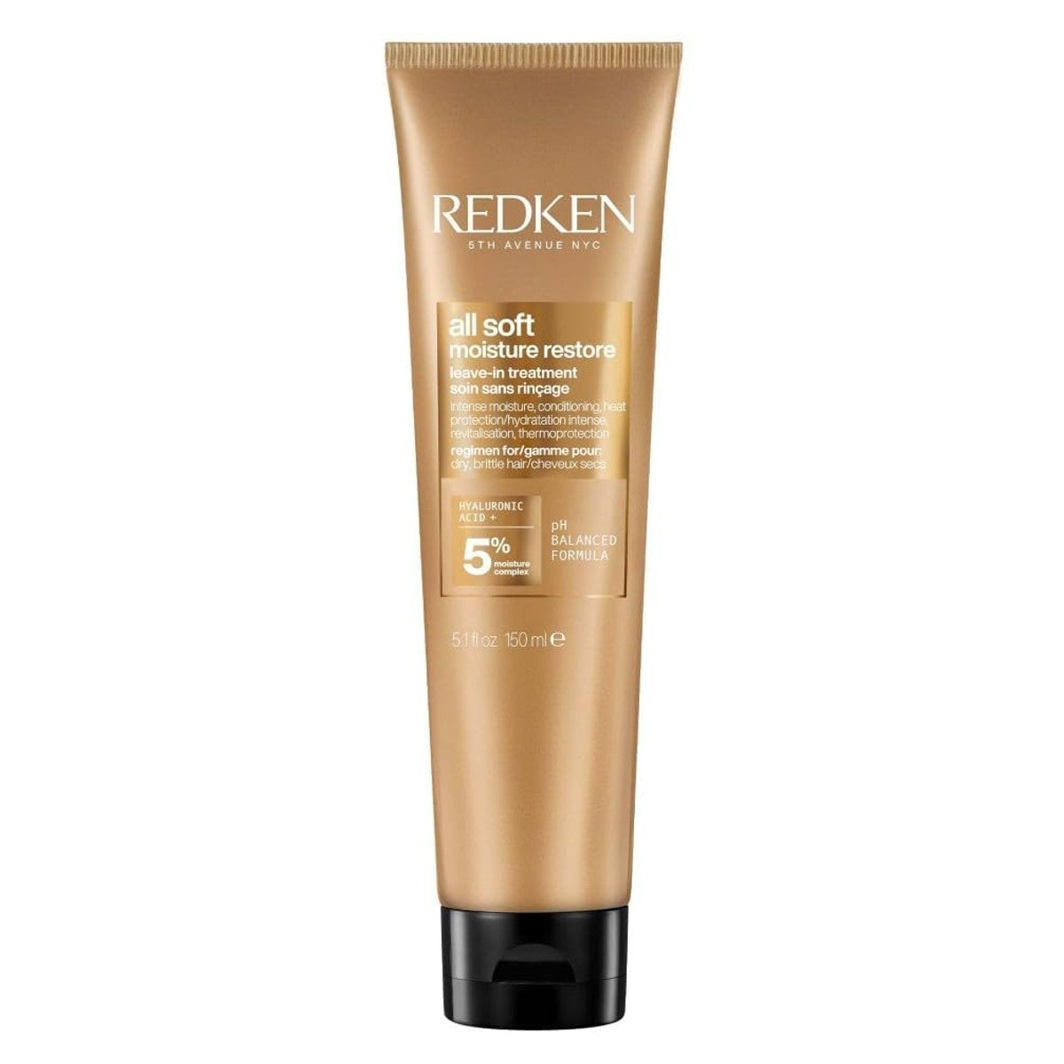 Redken All Soft Moisture Restore Leave-In Masker met Hyaluronzuur 150 ml