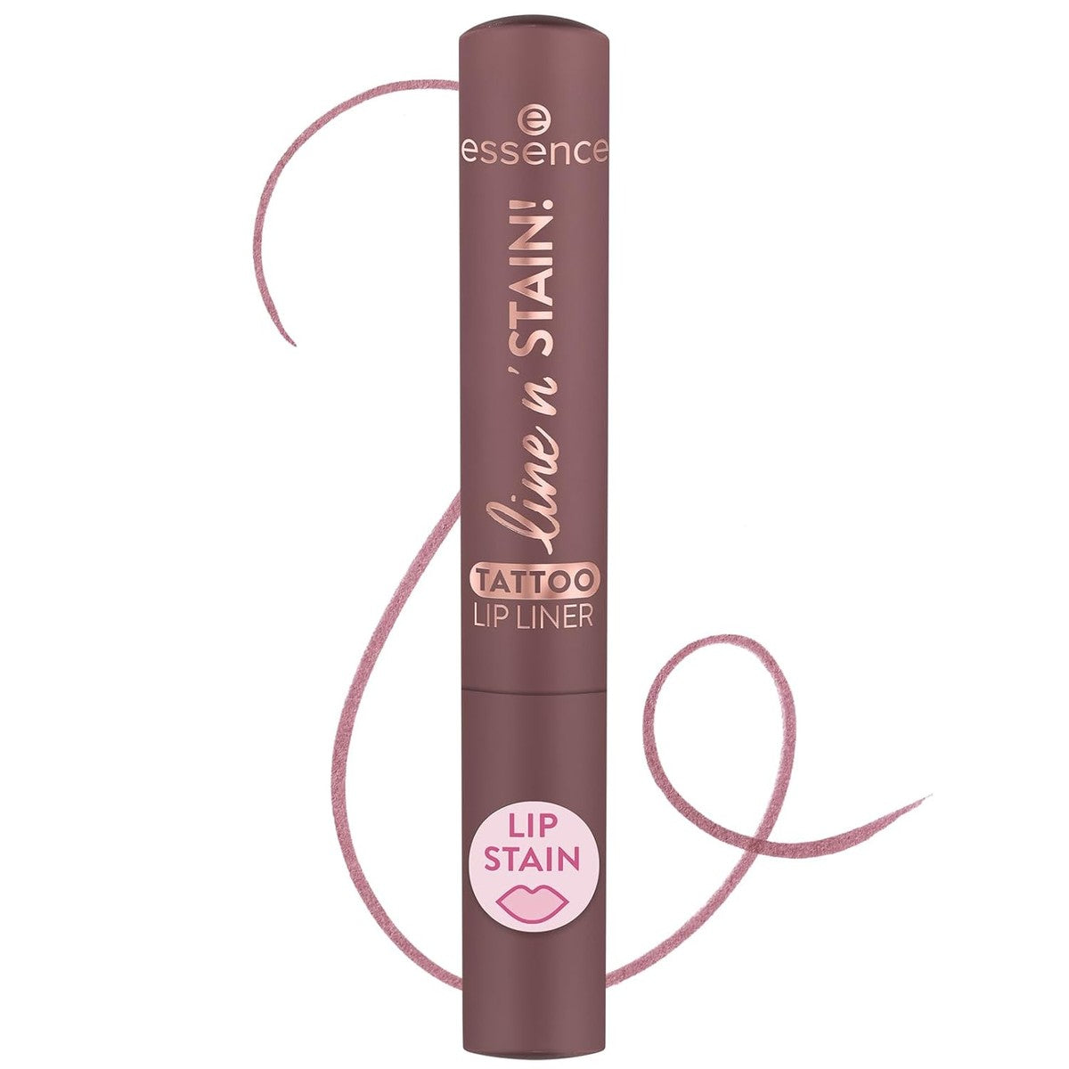 essence line n' STAIN! Tattoo Lip Liner 03 Make A Mauve, vloeibare lipliner | Sterk gepigmenteerd en langdurig, natuurlijke tattoo-afwerking, veganistische cosmetica zonder parfum, 2,5 ml – Essence Cosmetics