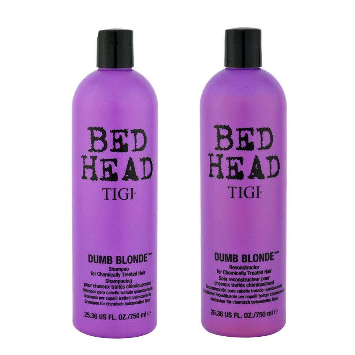 Bed Head by TIGI Dumb Blonde Shampoo & Conditioner Set, 2 x 750 ml – TIGI