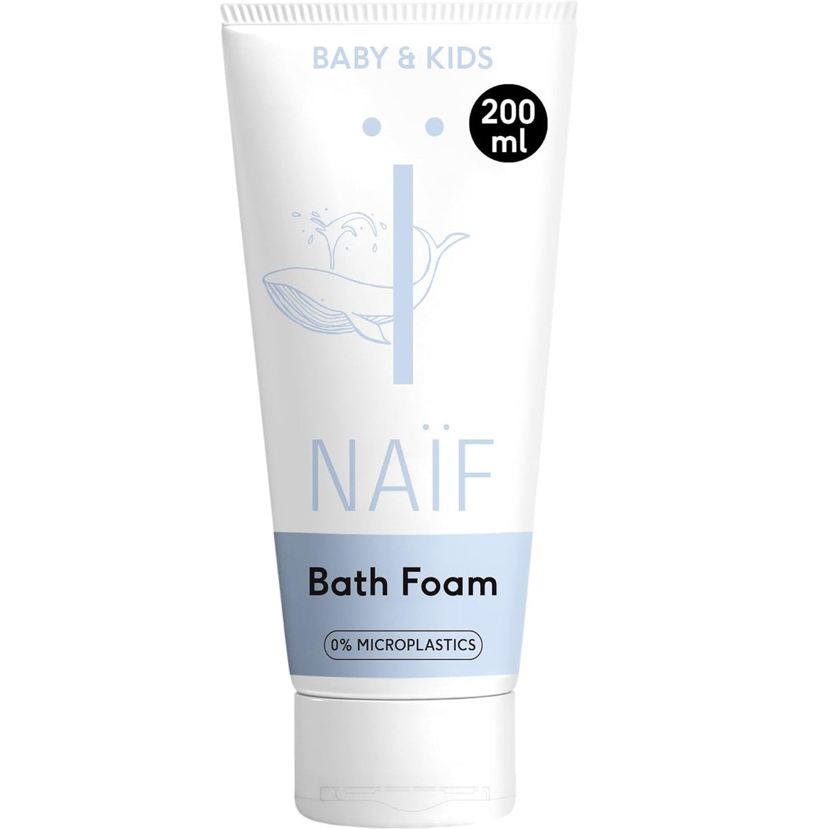 Naïf Verzorgend badschuim met katoenzaadolie 200 ml – Naïf