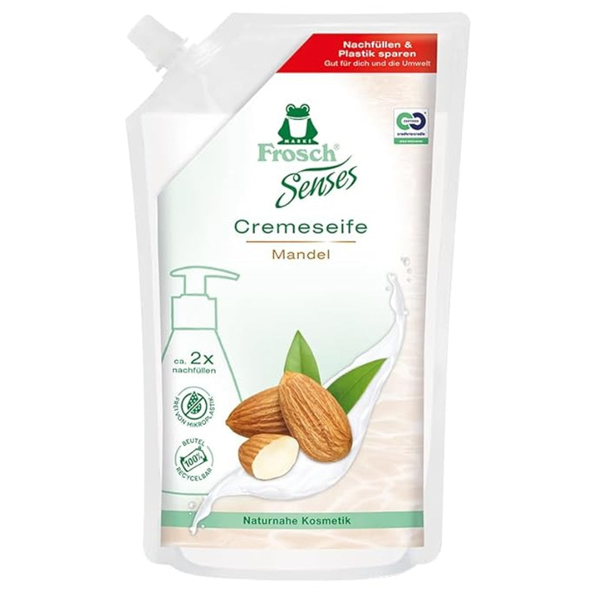 FROSCH Senses Crèmezeep Amandel 500ml – FROSCH