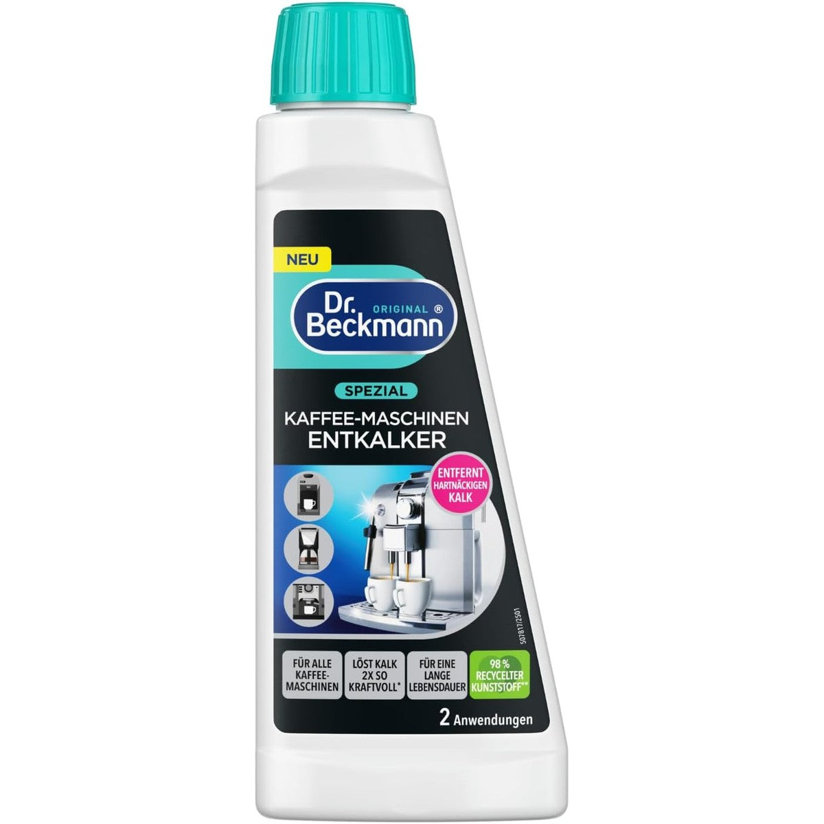 Dr. Beckmann Ontkalker voor koffiemachines, 250 ml – Dr. Beckmann