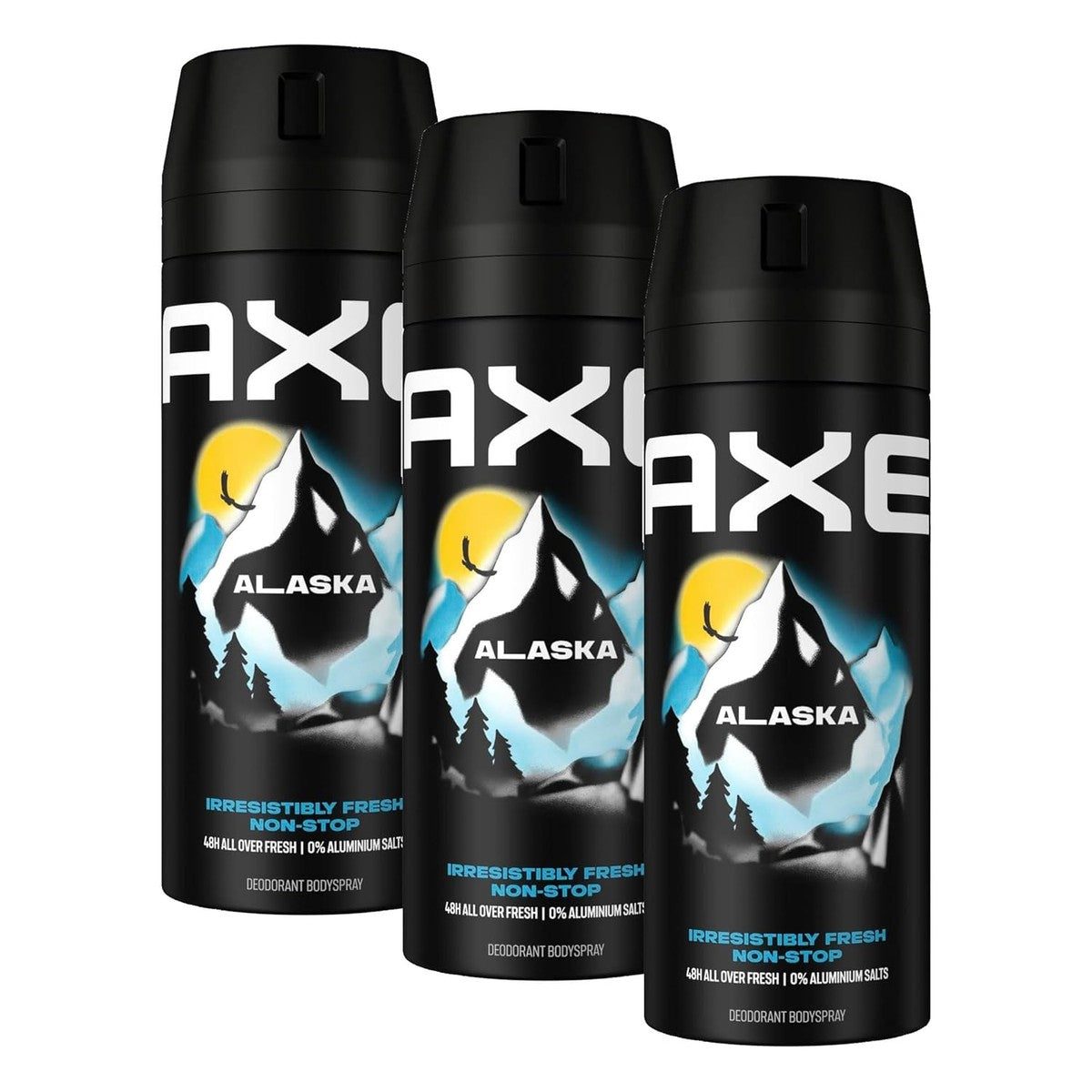 Axe Alaska Bodyspray zonder aluminium 3 x 150 ml – Axe