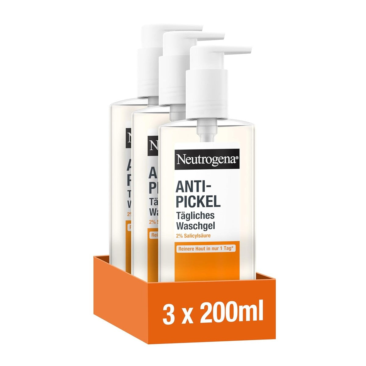 Neutrogena Anti-puistjes dagelijkse wasgel 3 x 200 ml – Neutrogena