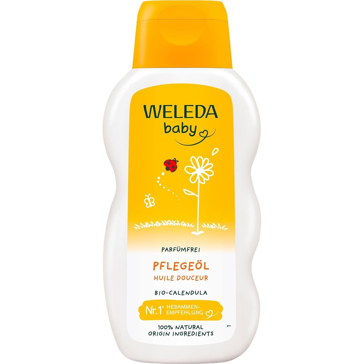 Weleda Bio Baby Calendula Verzorgingsolie Parfumvrij 200 ml