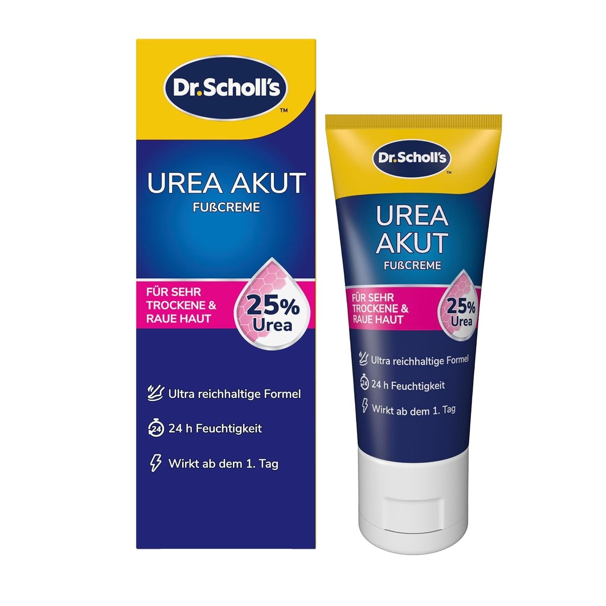 Dr. Scholl's 25% ureum acute voetcrème 60 ml – Dr. Scholl's