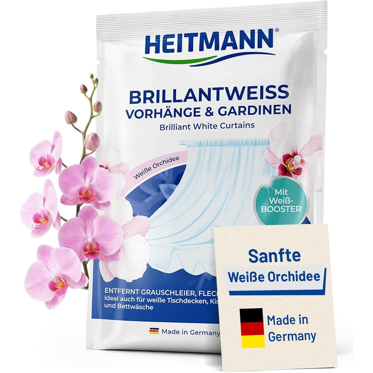 HEITMANN Briljant Wit Gordijnen en Vitrages 50 g – HEITMANN
