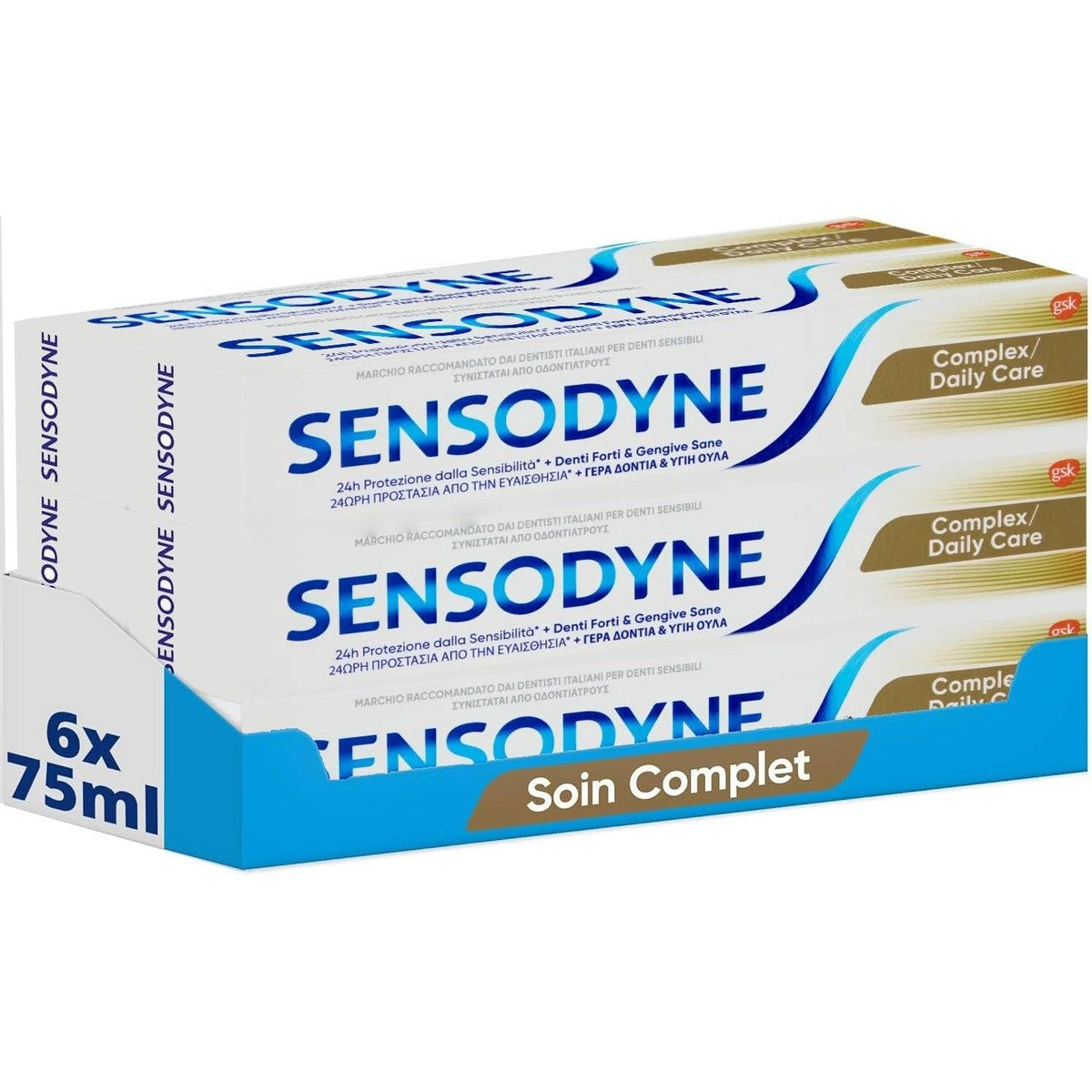 Sensodyne Complete tandpasta 6 x 75 ml – Sensodyne