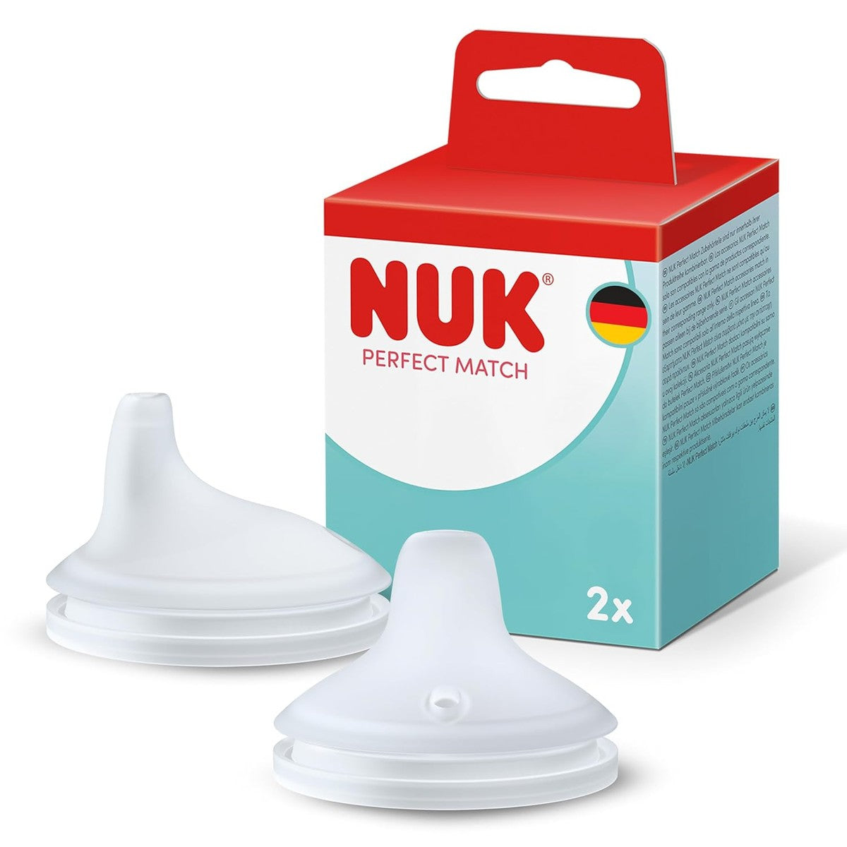 NUK Perfect Match Educatieve flessenzuiger siliconen 2 stuks – NUK