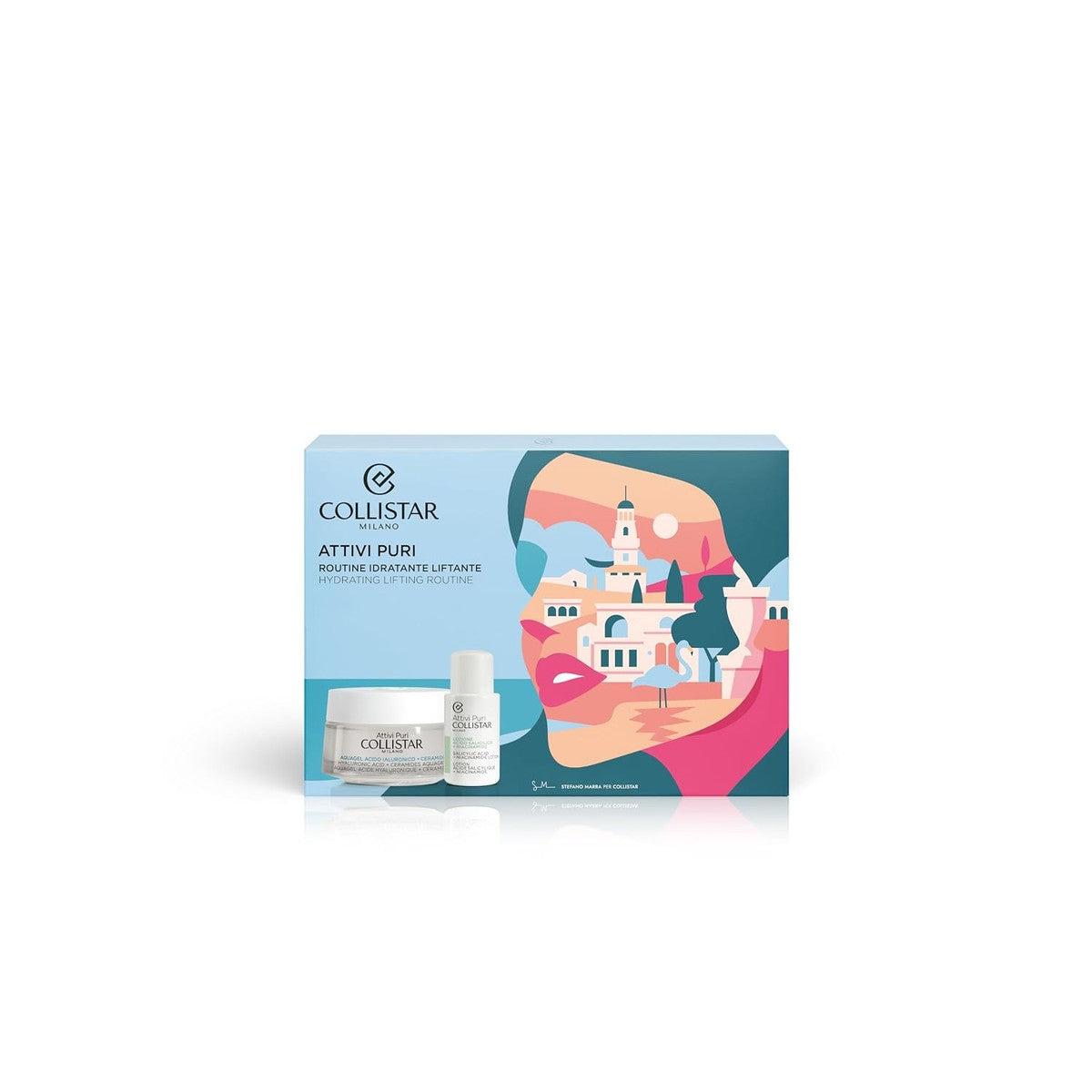 Collistar Attivi Puri Liftende Hydraterende Verzorgingsroutine 50 ml + 15 ml