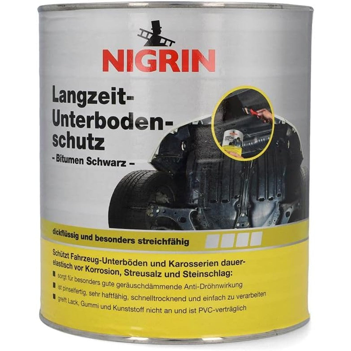 NIGRIN 74061 anti-corrosielaag wagenbodem 2,5 kg – NIGRIN