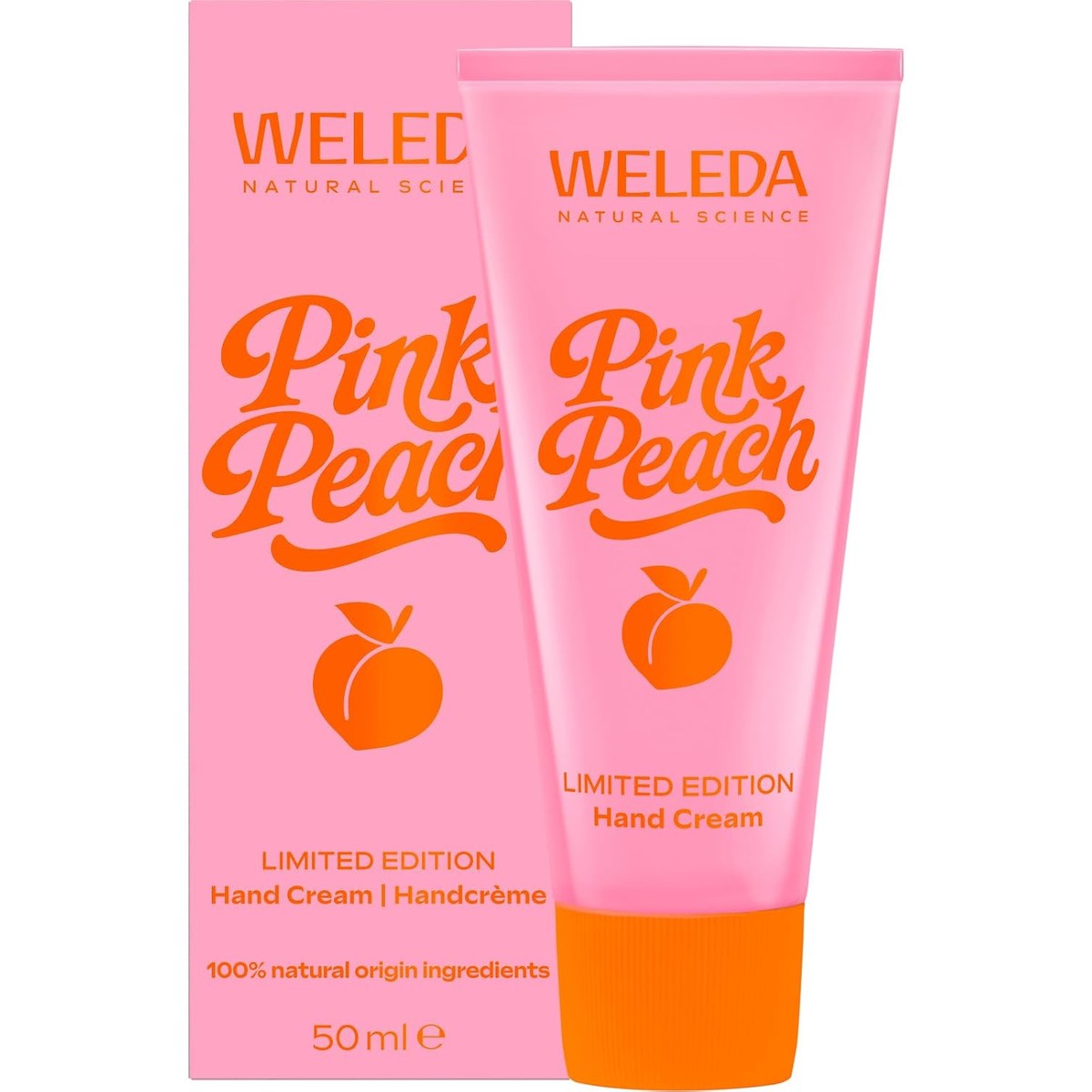 Weleda Bio Pink Peach Handcrème Limited Edition 50 ml