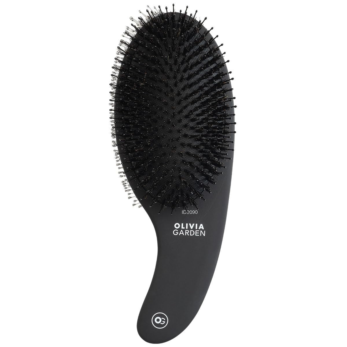 Expert Care Curve Boar&Nylon Borstels Mat Zwart