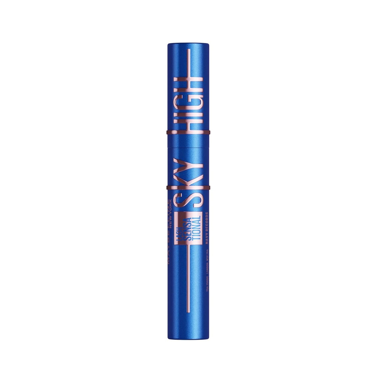 Maybelline New York Sky High Mascara voor extreme lengte en vol volume met bamboe-extract & Tower Flex borstel, elegant donkerblauw voor stralende ogen, nuance: Navy Records, 7,2 ml – MAYBELLINE