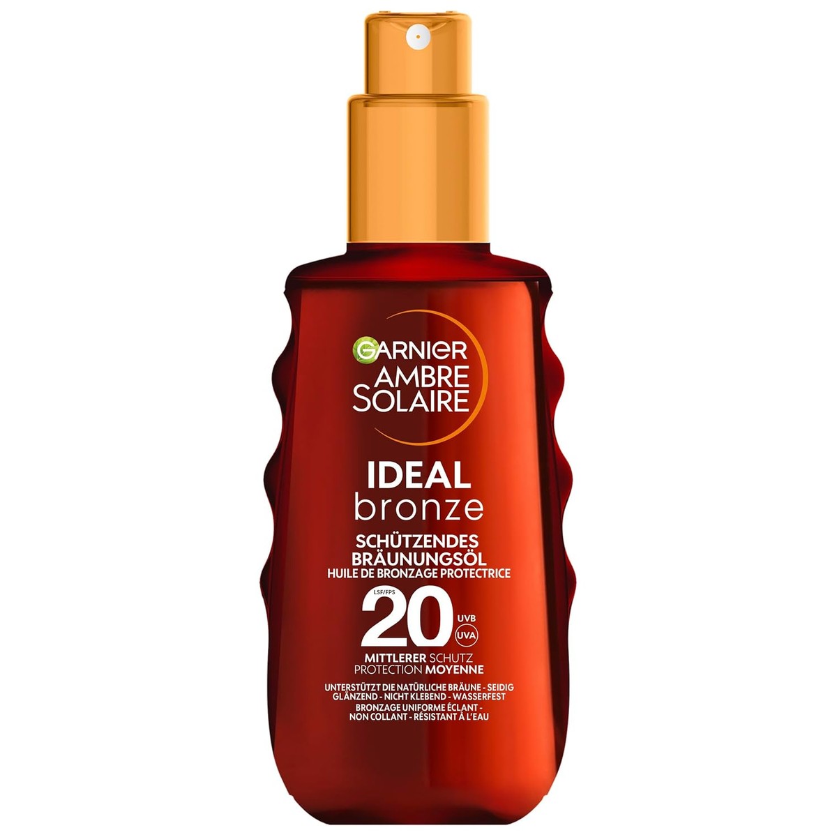Garnier Ambre Solaire Ideal Bronze Zonneolie LSF20 150 ml – Garnier