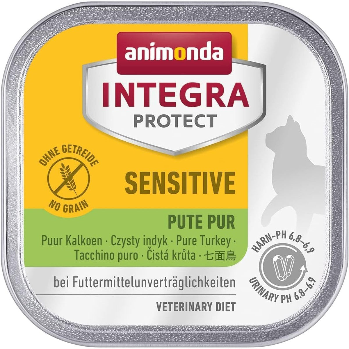 Animonda Integra Protect Sensitive natvoer kattenvoer kalkoen 16 x 100 g