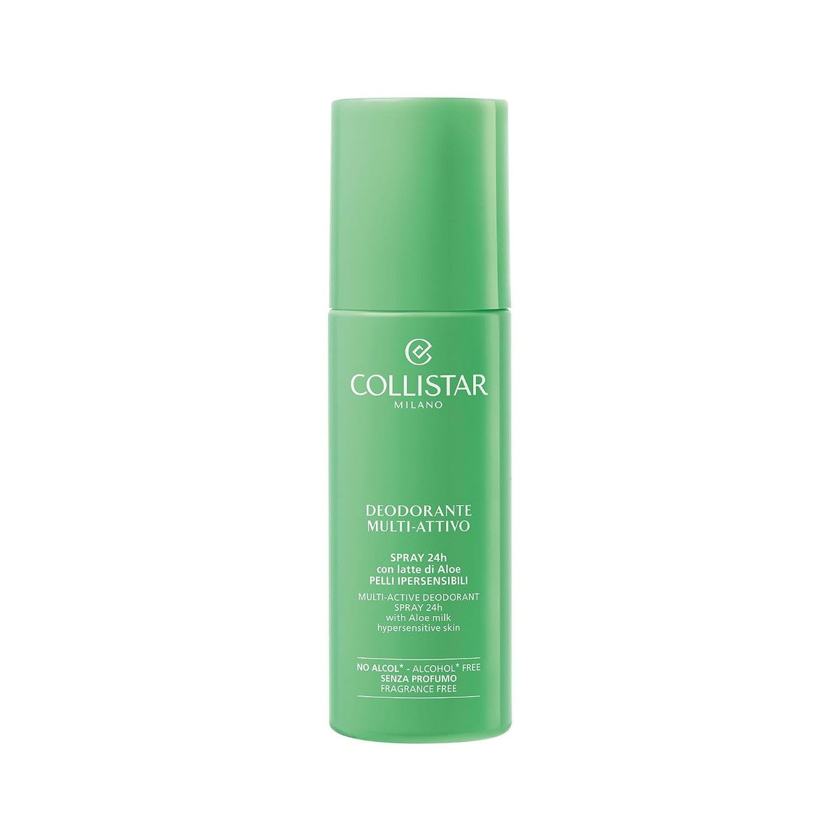 Collistar Multi-Aktiv Deospray met Aloë-Melk voor de Hypergevoelige Huid 100 ml