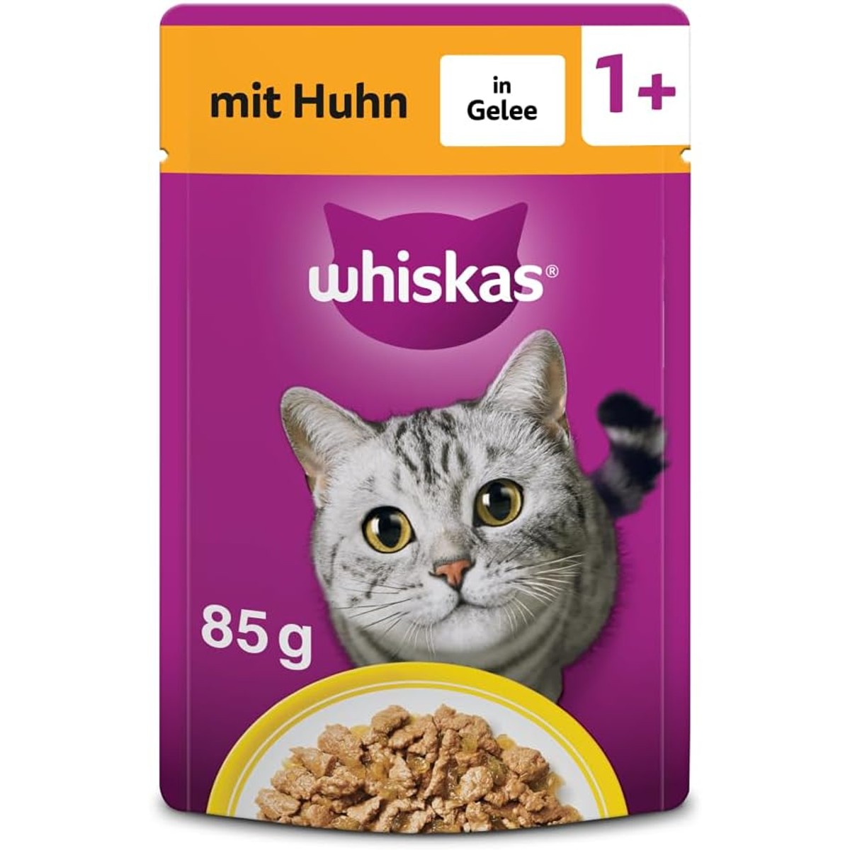 Whiskas natvoer kattenvoer kip 28 x 85 g