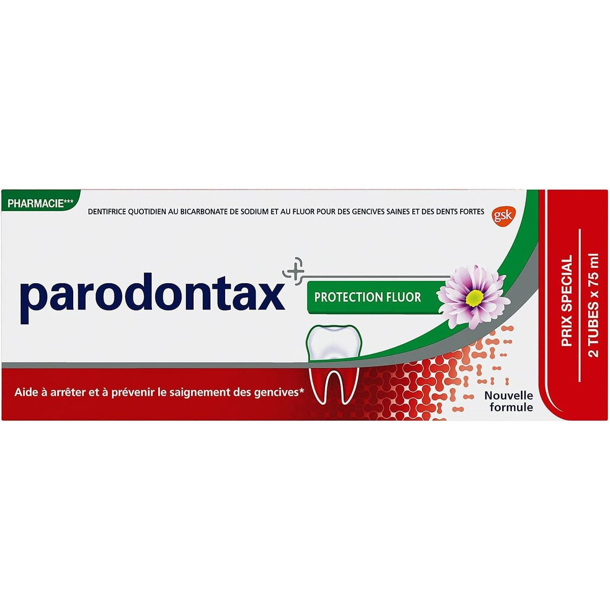 Parodontax Fluor Schutz-Zahnpasta 2 x 75 ml – Parodontax